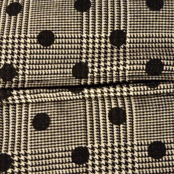 Womens Elle dress sleeveless black Polkadot fit & flair Sz 16 poly rayon spandex - Picture 8 of 9